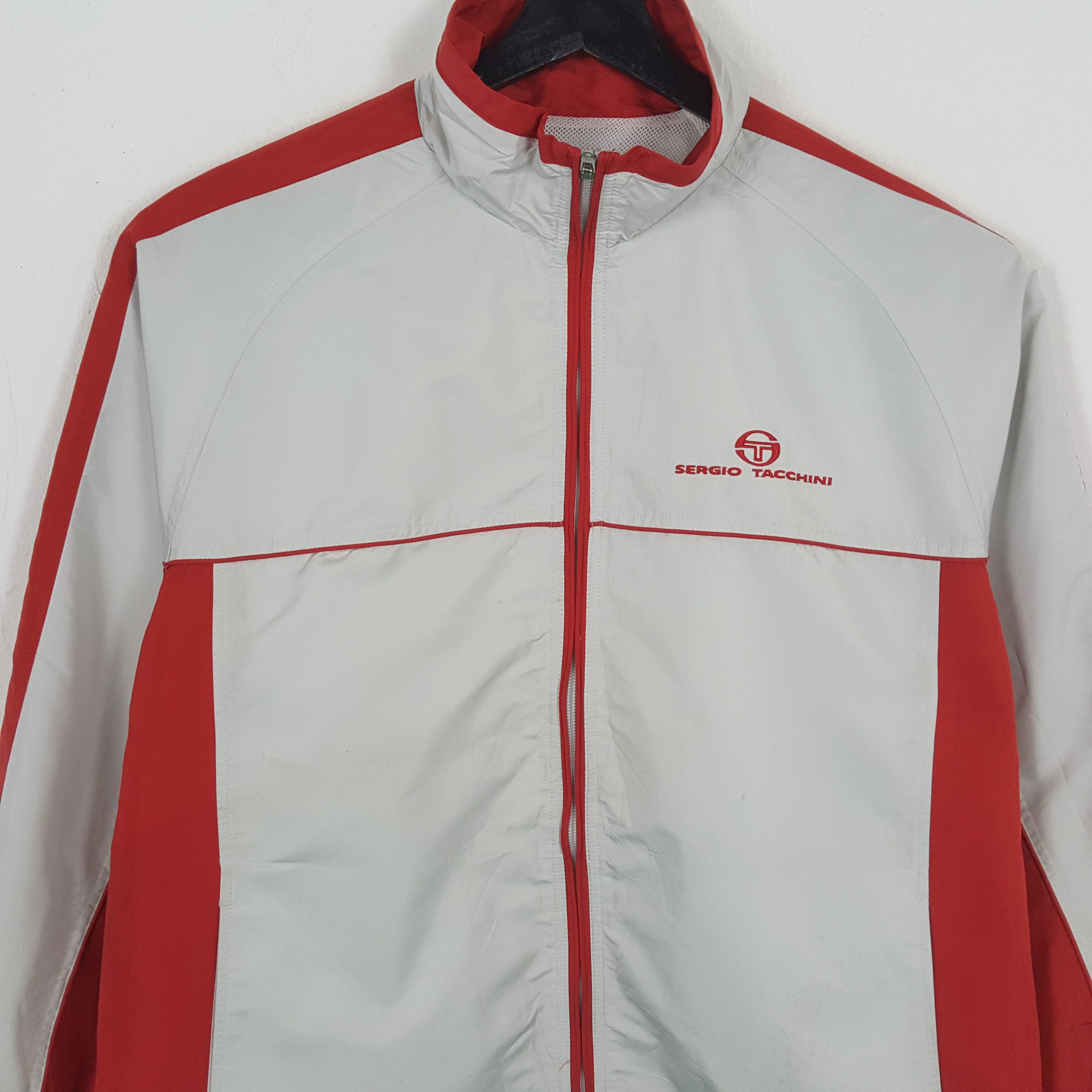 Sergio Tacchini × Vintage SERGI TACCHINI Small Logo Design Sportswear Jacket Size US XL / EU 56 / 4 - 2 Thumbnail