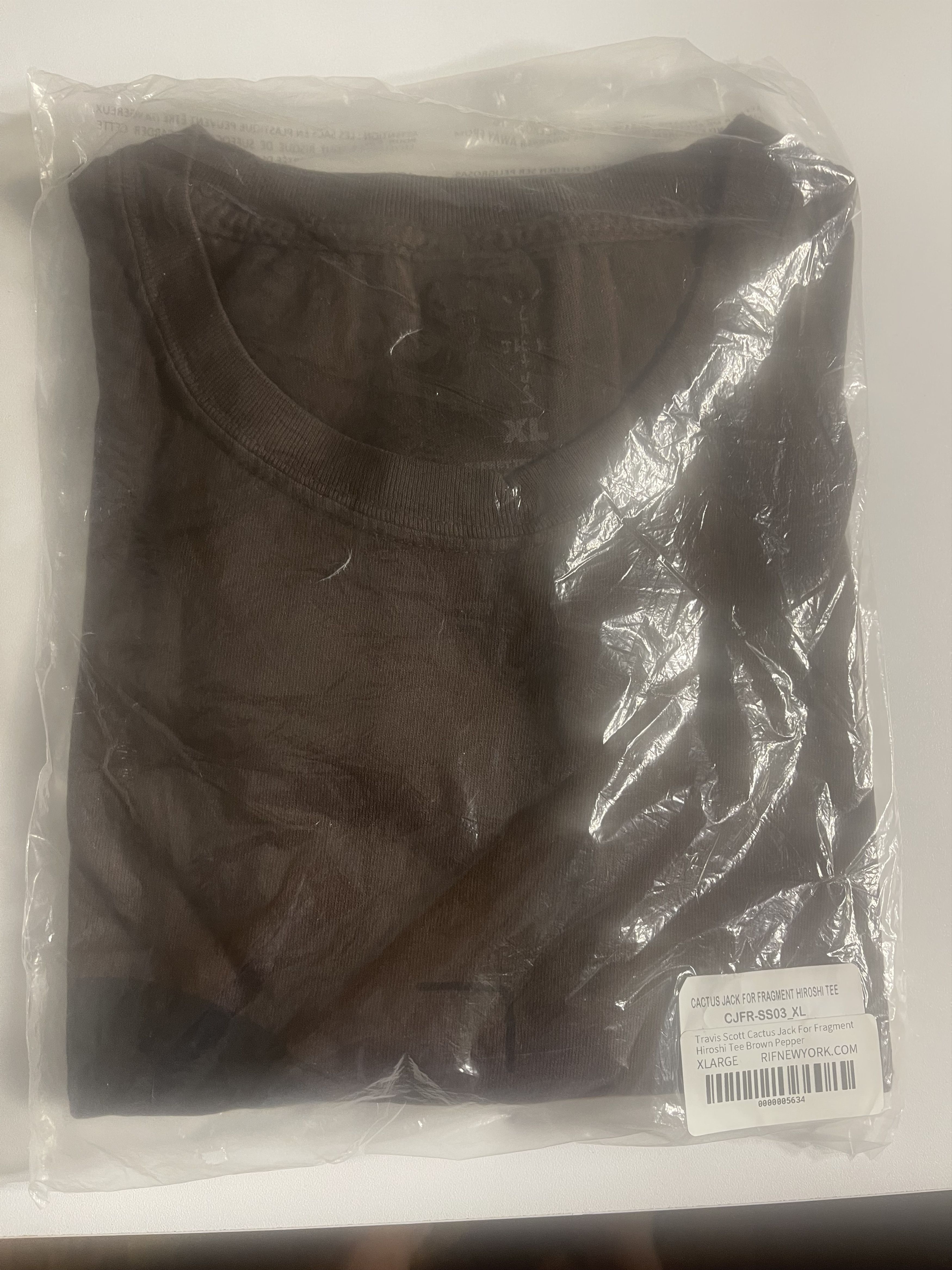 Travis Scott Travis Scott Cactus Jack For Fragment Hiroshi Tee Brown XL Size US XL / EU 56 / 4 - 2 Thumbnail