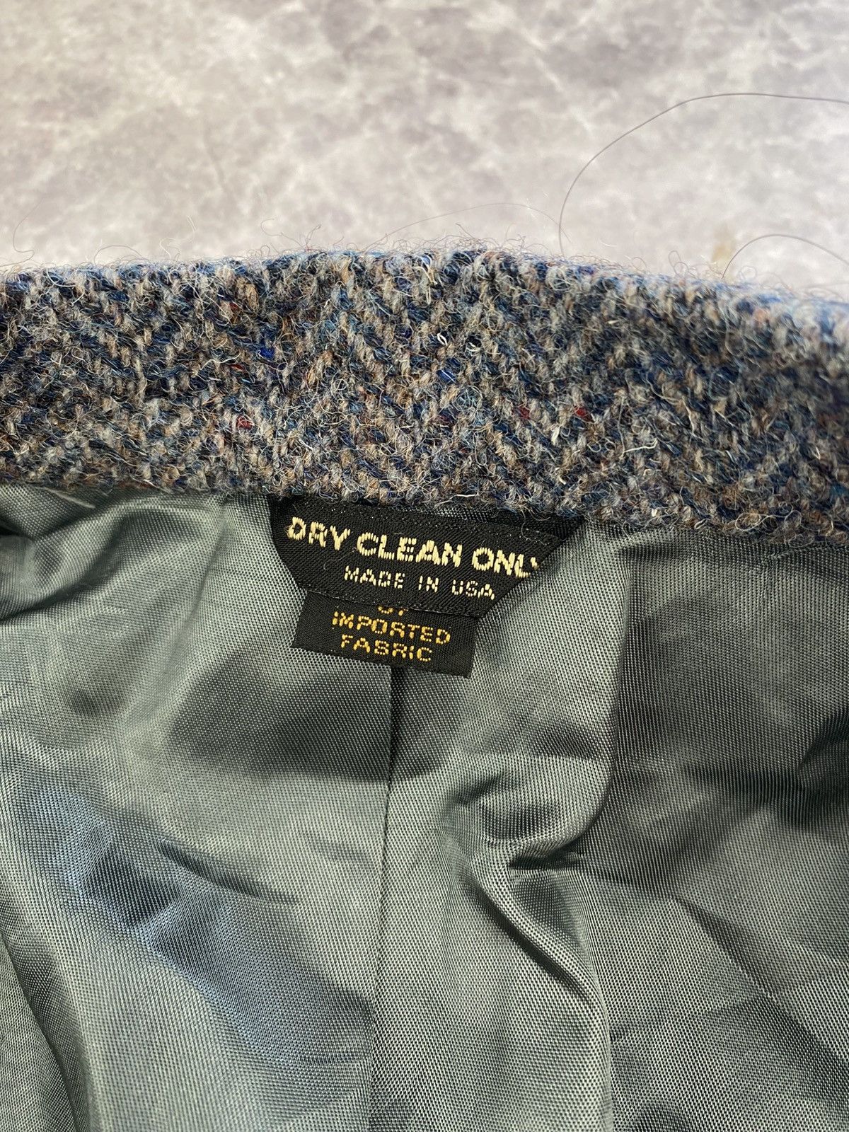 Harris Tweed Harris Tweed Union Made in USA Scottish Wool Blazer Size 42R Size 42R - 10 Thumbnail