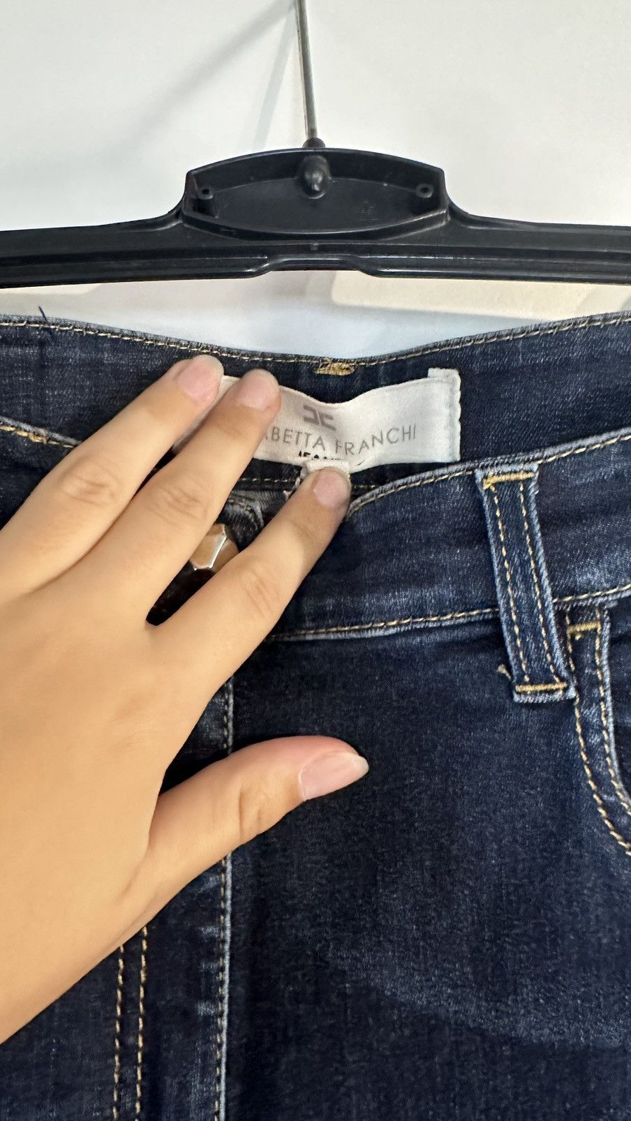 Elisabetta Franchi JEANS - ELIZABETTA FRANCHI Size 30" / US 8 / IT 44 - 3 Thumbnail