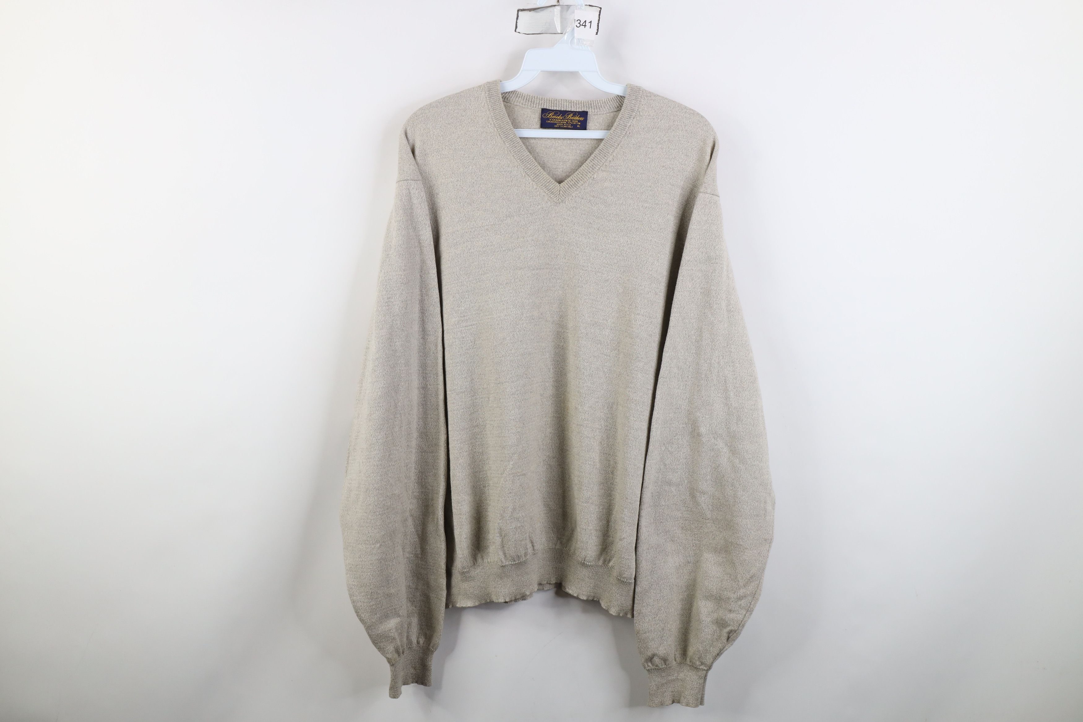 Brooks Brothers Vintage 70s Brooks Brothers Wool Blend Knit Sweater USA Size US XL / EU 56 / 4 - 1 Thumbnail