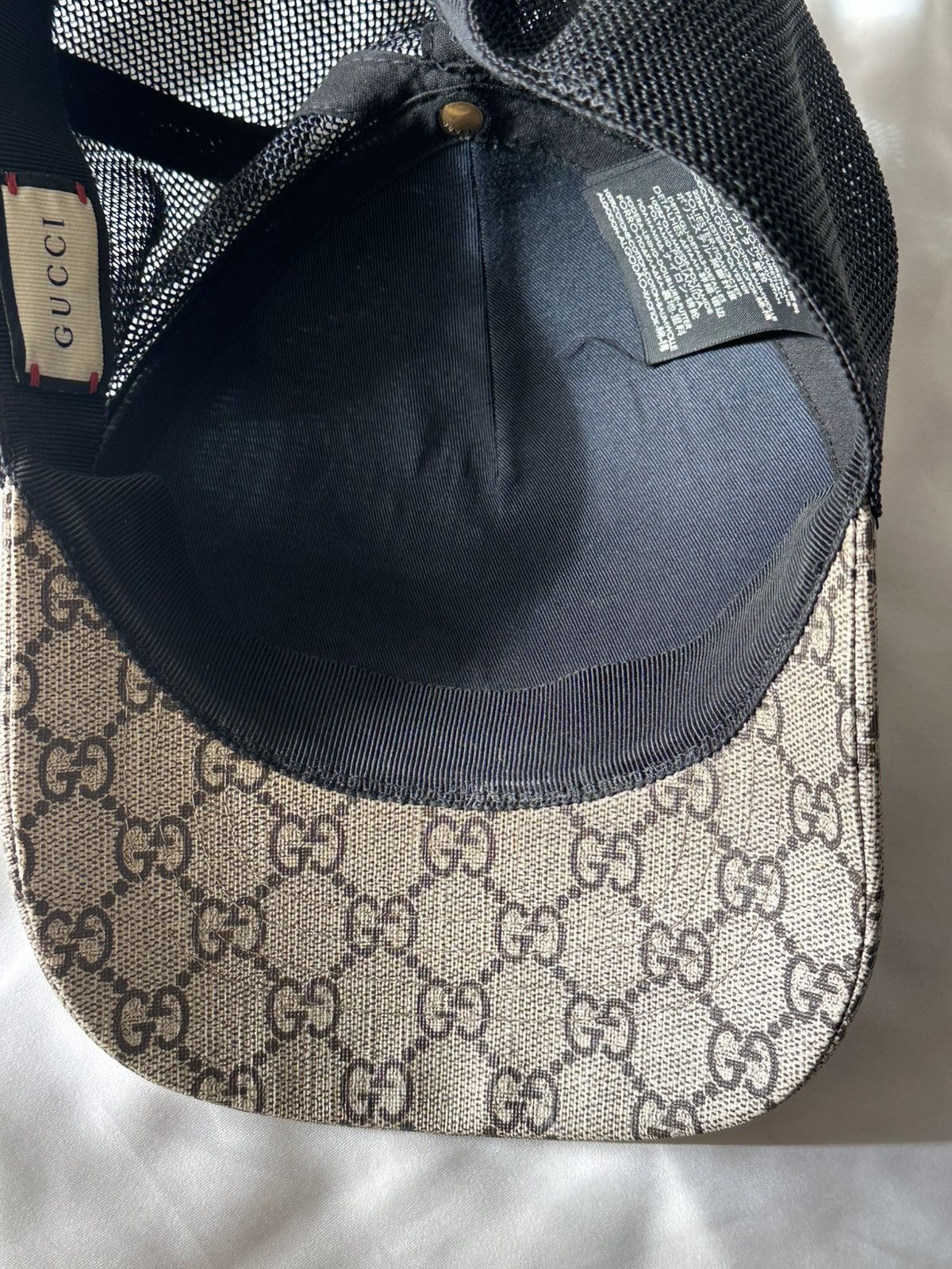 Gucci Gucci GG Supreme Mesh Tiger Baseball Cap | Rare Discontinued Size ONE SIZE - 13 Thumbnail