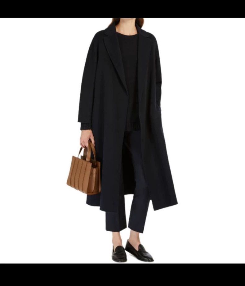 Max Mara Max Mara Esturia Black Coat Size M / US 6-8 / IT 42-44 - 3 Thumbnail
