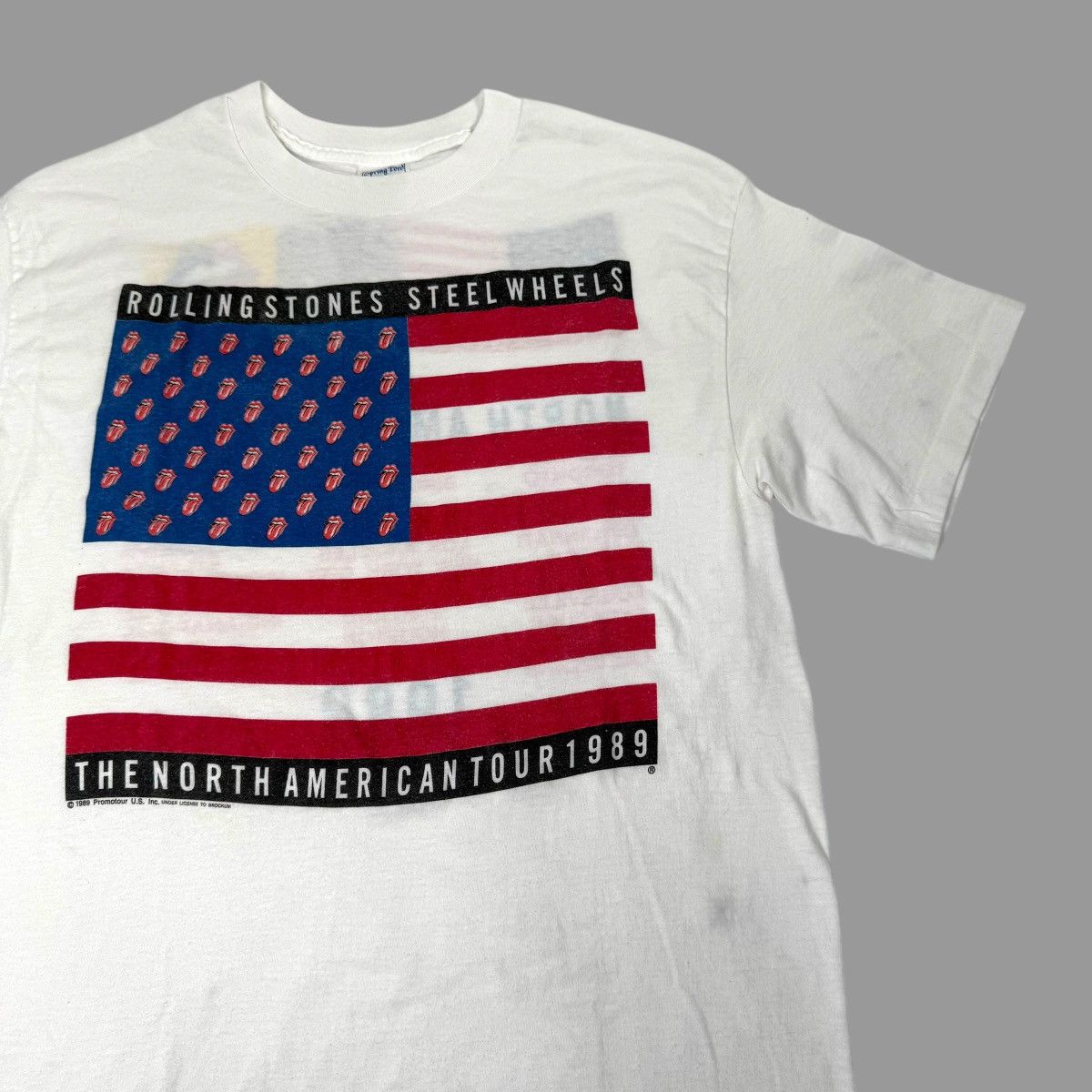 The Rolling Stones × Vintage Vintage 1980s The Rolling Stones tour tee Size US XL / EU 56 / 4 - 3 Thumbnail