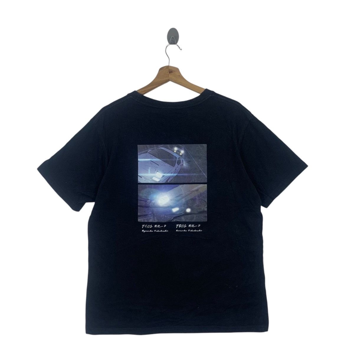 Vintage ANIME INITIAL D Toyota AE86 Manga Exhibition Tee Shirt Top Size US M / EU 48-50 / 2 - 4 Thumbnail