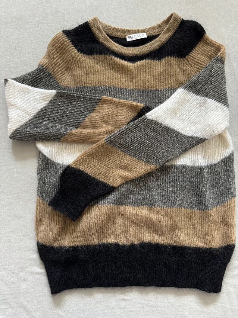 Brunello Cucinelli Brunello Cucinelli Striped Sweater Women XS - dmc Size US XS / EU 42 / 0 - 1 Thumbnail