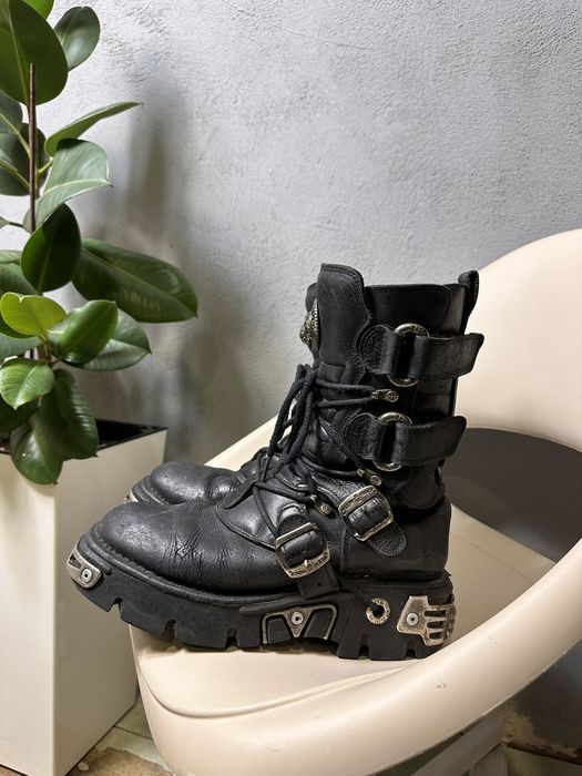 Vintage New Rock Boots | Grailed