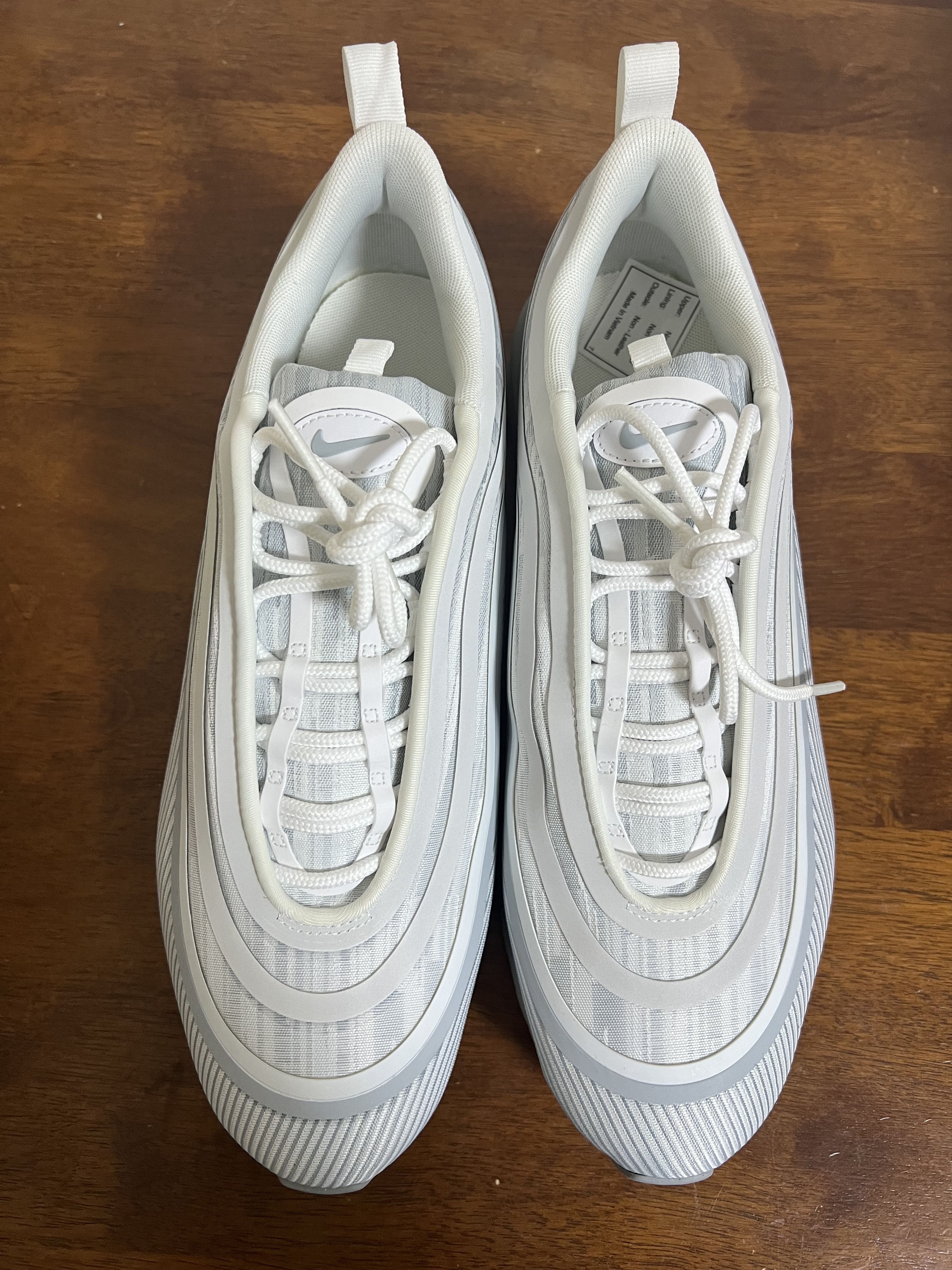 Nike 💚 2018 Nike Air Max 97 UL '17 Pure Platinum 3M US 11 NEW Size US 11 / EU 44 - 5 Thumbnail