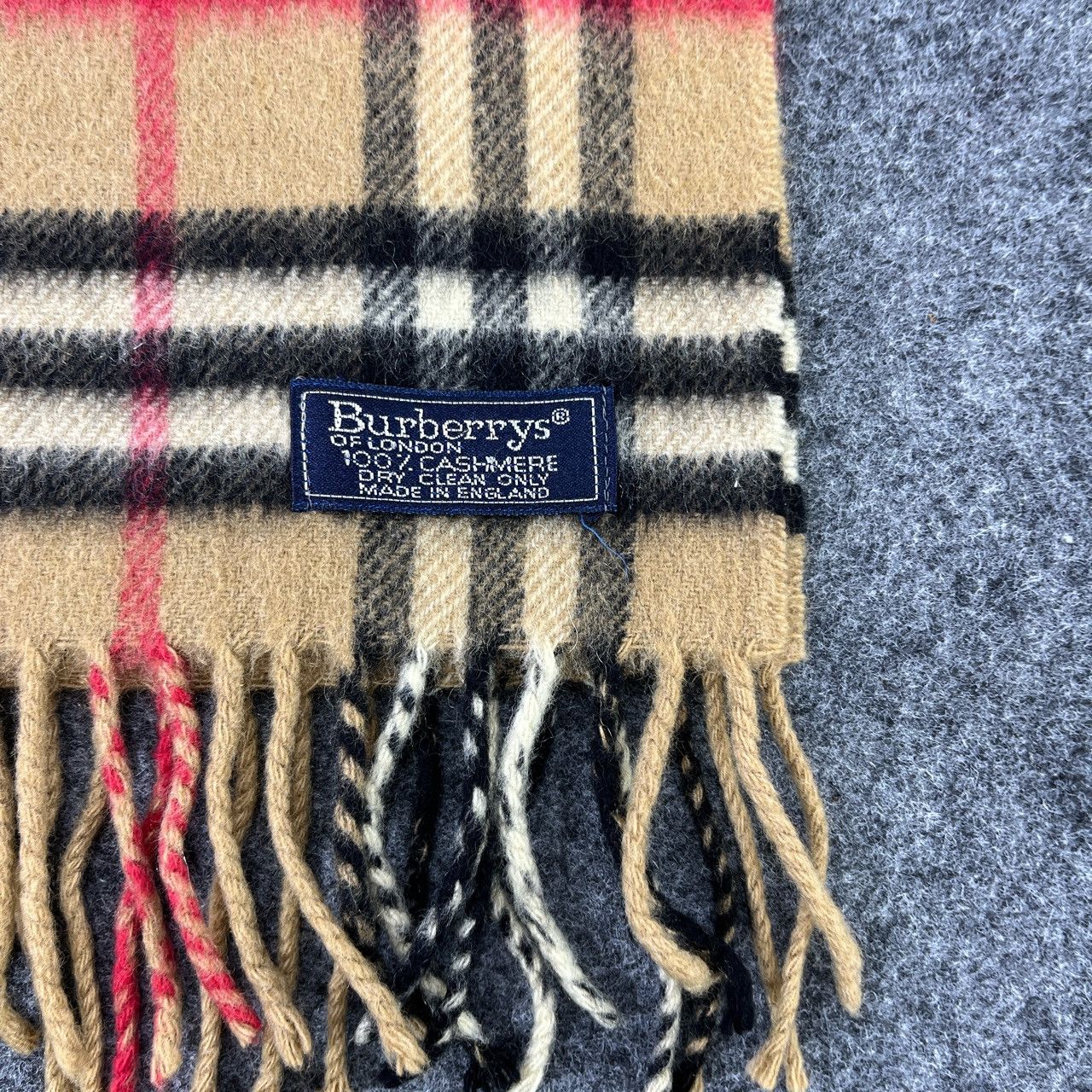 Burberry × Vintage Burberry Nova Check Scarf / Muffler / Neckwear - T107 Size ONE SIZE - 6 Thumbnail