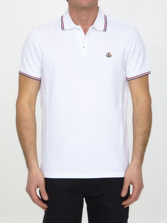 Moncler MONCLER Men Polo Shirts 8A70300 WHITE Size US XL / EU 56 / 4 - 1 Thumbnail