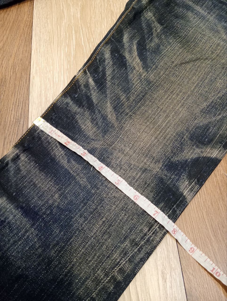 Tornado Mart TORNADO MART JAPAN BLUE DISTRESSED FLARED DENIM PANTS Size US 34 / EU 50 - 21 Thumbnail
