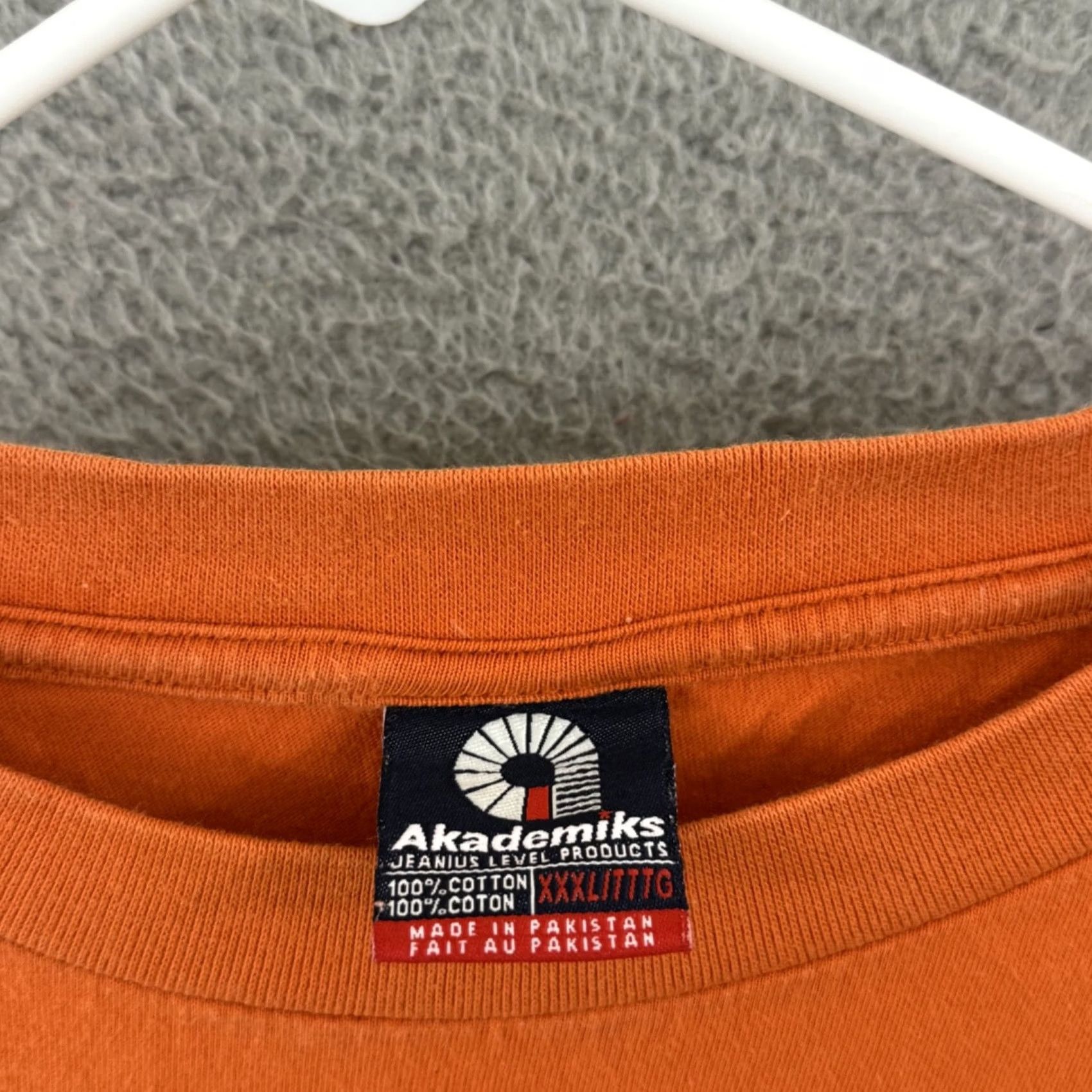 Akademiks VINTAGE Akademiks Shirt Men 3XL Orange Long Sleeve Hip Hop Y2K Graphic Print Crew Neck Logo Embroidered Size US XXL / EU 58 / 5 - 6 Thumbnail