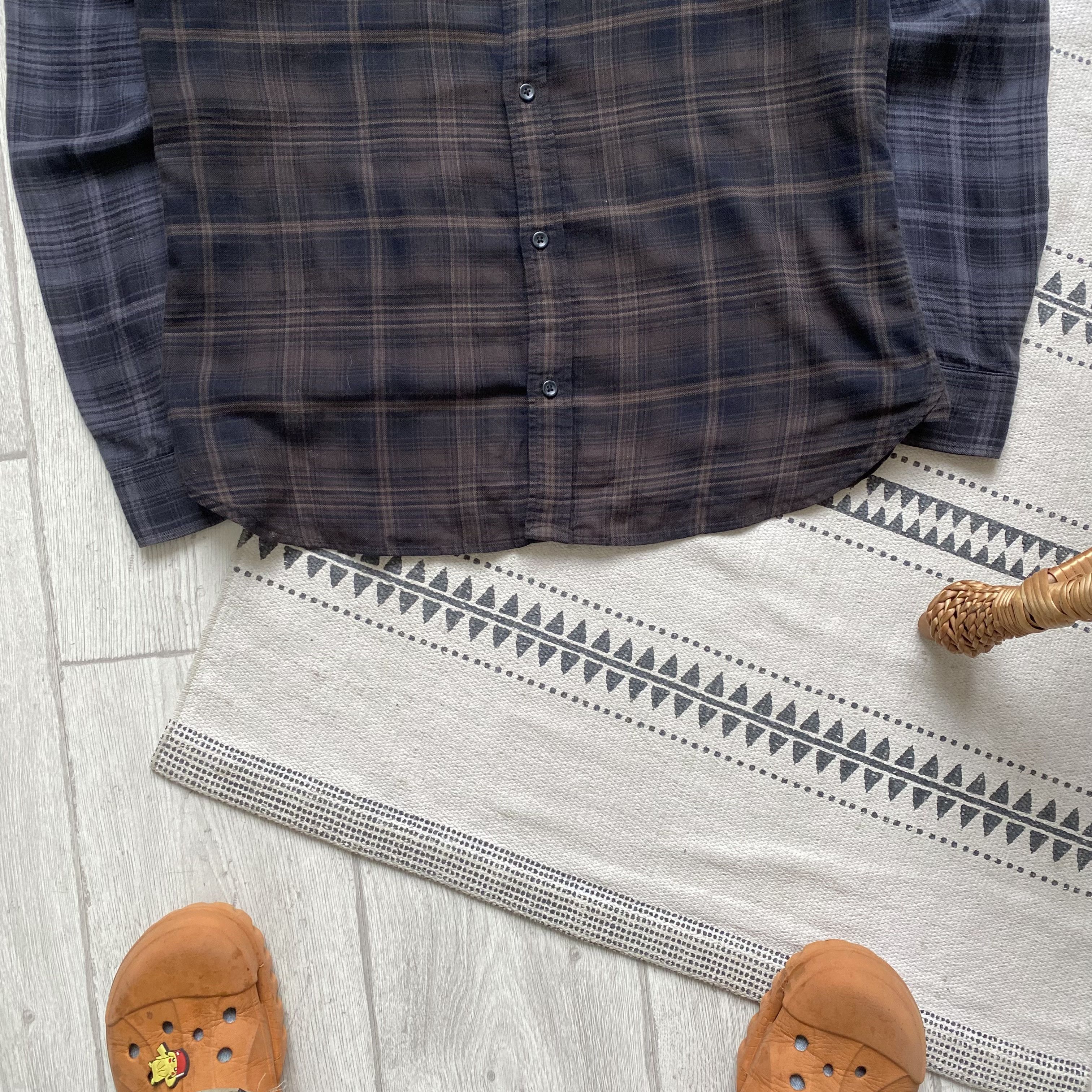 Allsaints 👔 Premium Allsaint flannel multi shirt light Button Up Size US S / EU 44-46 / 1 - 3 Thumbnail