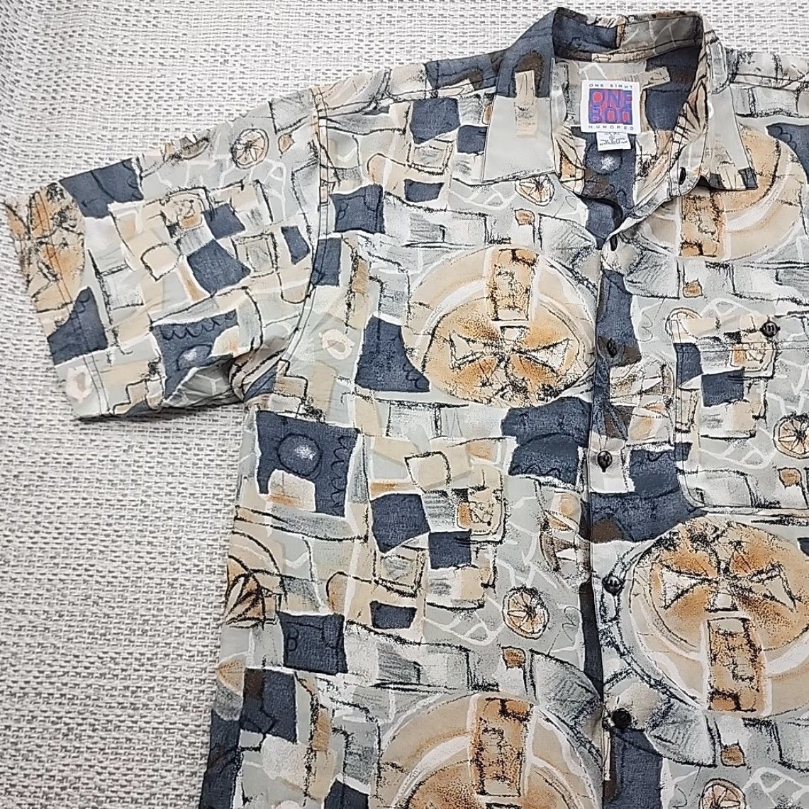 Etro VINTAGE One 800 100% Silk Shirt Mens M Abstract Retro Disco Baggy Culture AOP Size US M / EU 48-50 / 2 - 3 Thumbnail