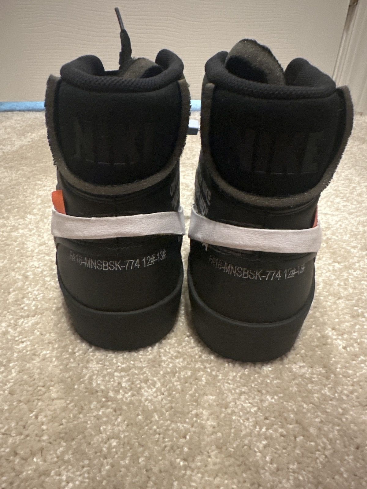 Nike × Off-White Nike x Off-White Grim Reaper Blazer Mid Size US 12 / EU 45 - 3 Thumbnail