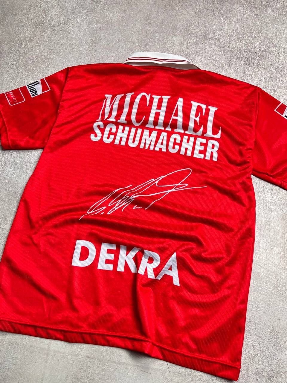Marlboro Vintage Michael Schumacher Marlboro F-1 Polo Shirt Y2K L Size US L / EU 52-54 / 3 - 4 Thumbnail