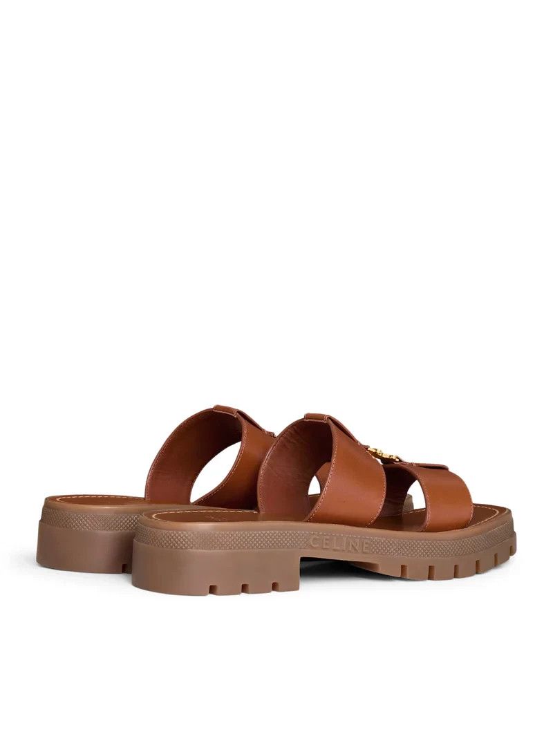 Celine CELINE Clea $970 Tan Leather Mules New & Authentic Size US 6 / IT 36 - 3 Thumbnail