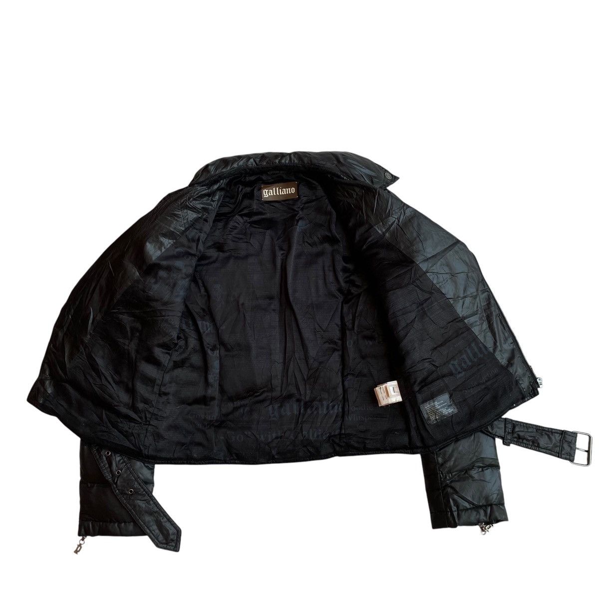 John Galliano Galliano Bikers Puffer Down Jacket Size US S / EU 44-46 / 1 - 4 Thumbnail