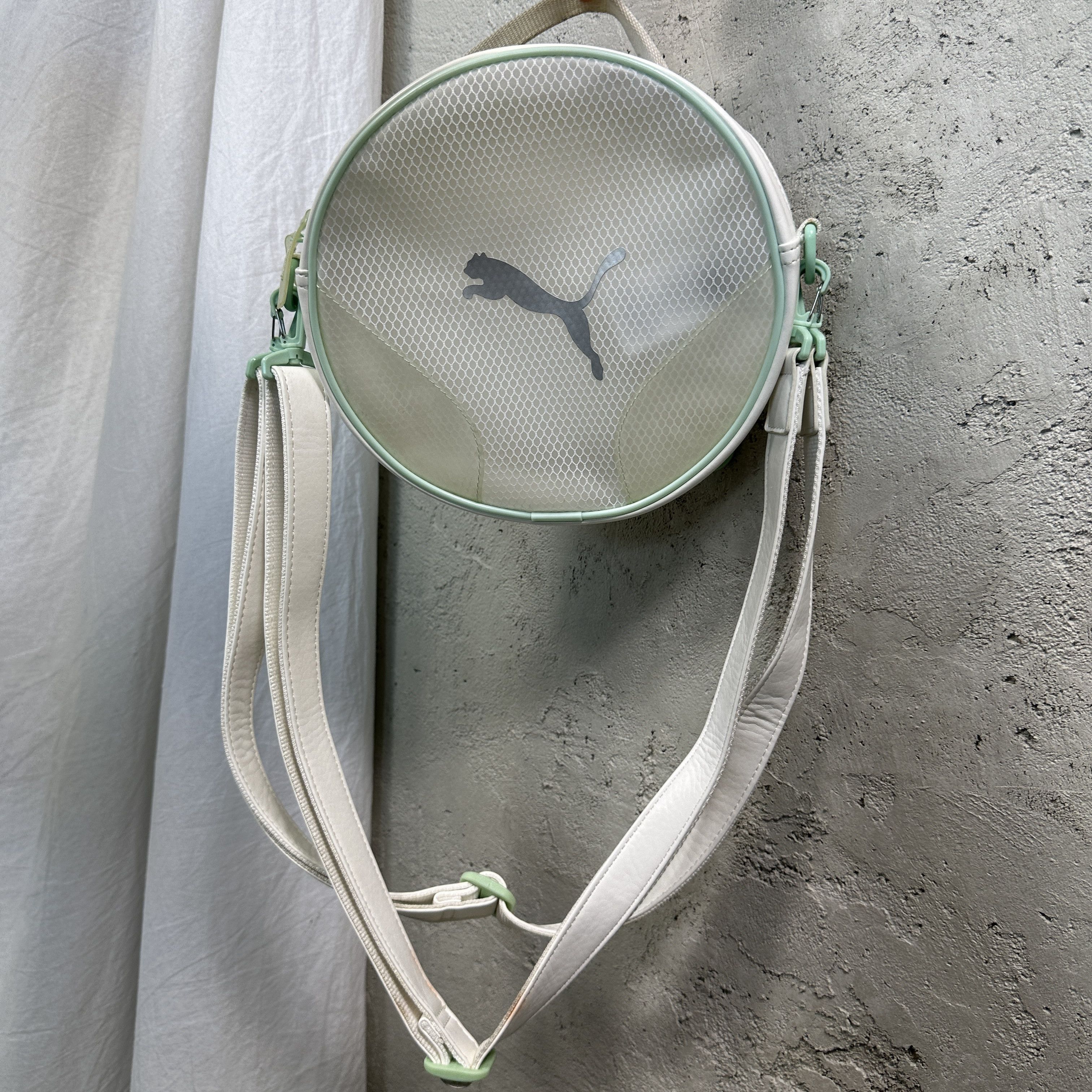 Puma Vintage Puma Round Transparent Unisex Sporty Bag Y2K Size ONE SIZE - 8 Thumbnail