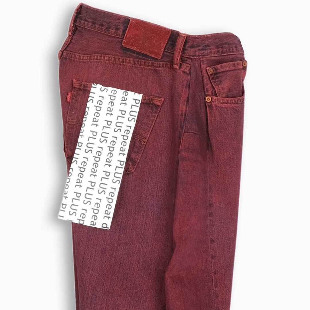 Japanese Brand × Levi's × Vintage REPEAT PLUS 002 Dirty Red 34 size (RP002R3401) Size US 34 / EU 50 - 4 Thumbnail