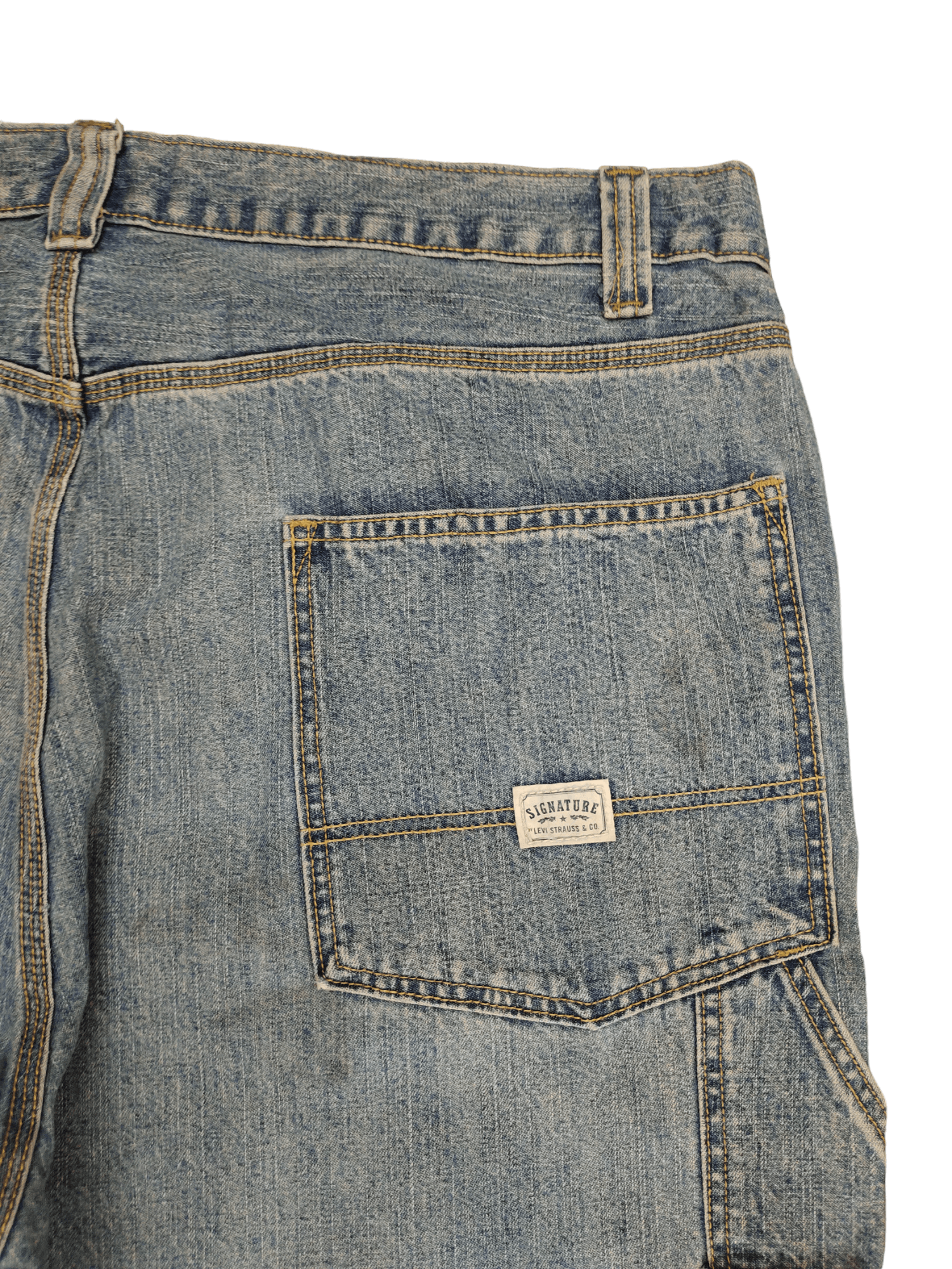 Levi's W42 Vintage Y2k Levis Carpenter Baggy Denim Pants Jnco Style Size US 42 / EU 58 - 3 Thumbnail