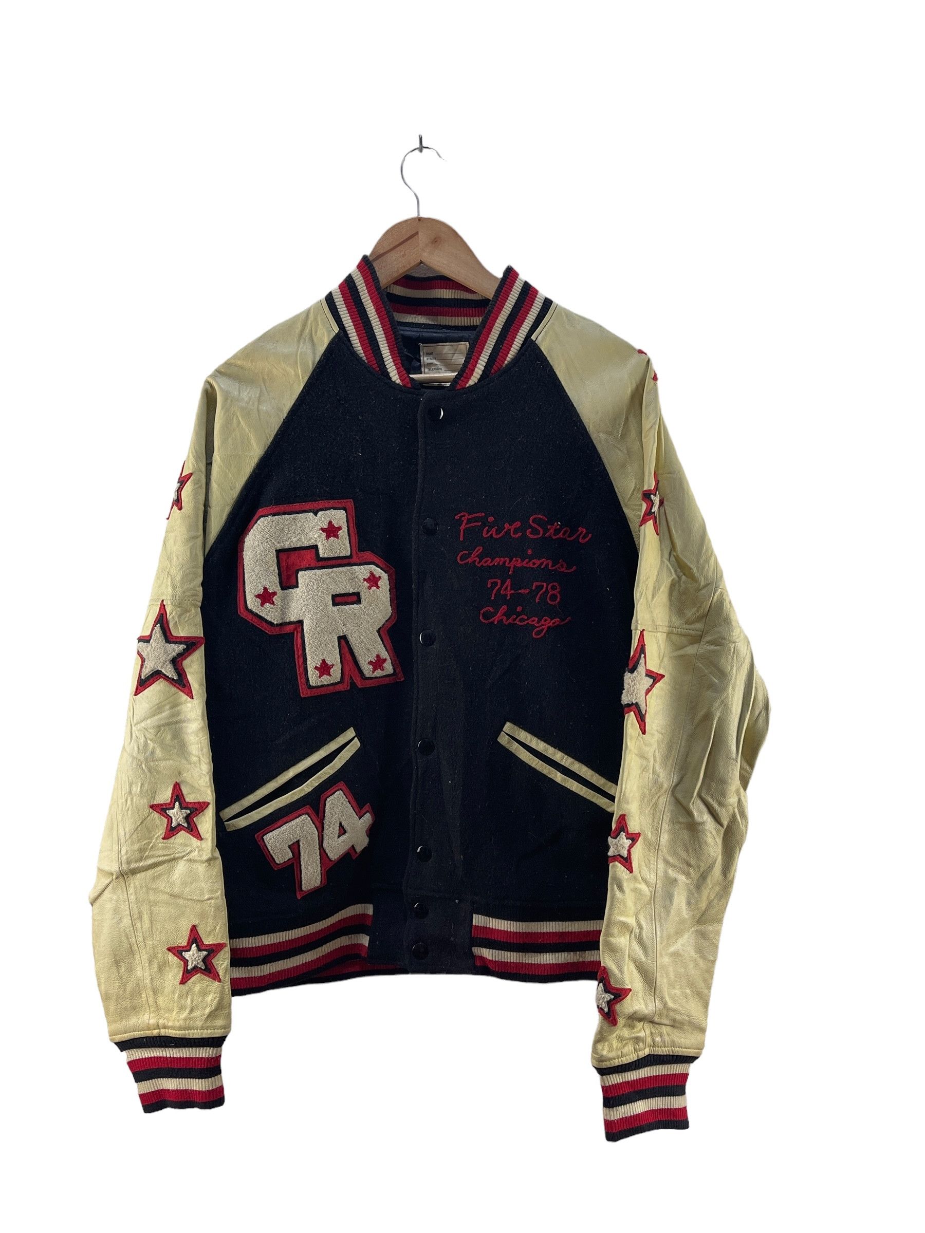 Other Vintage Houston Sportswear Eastern Maine Varsity Jacket Size US L / EU 52-54 / 3 - 2 Thumbnail