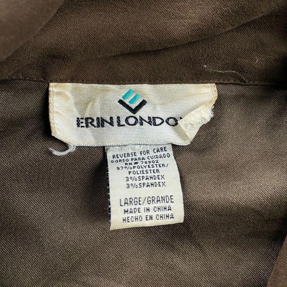 Other Erin London Jacket Women's Large Bomber Suede Full Zip Size L / US 10 / IT 46 - 3 Thumbnail