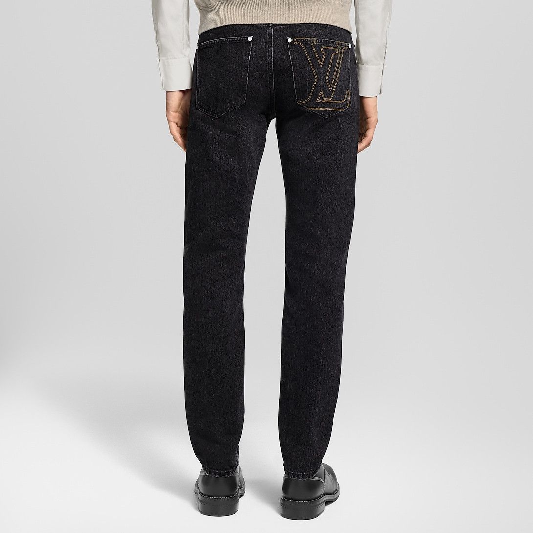Louis Vuitton Slim Fit Denim Trousers Size US 33 - 3 Thumbnail