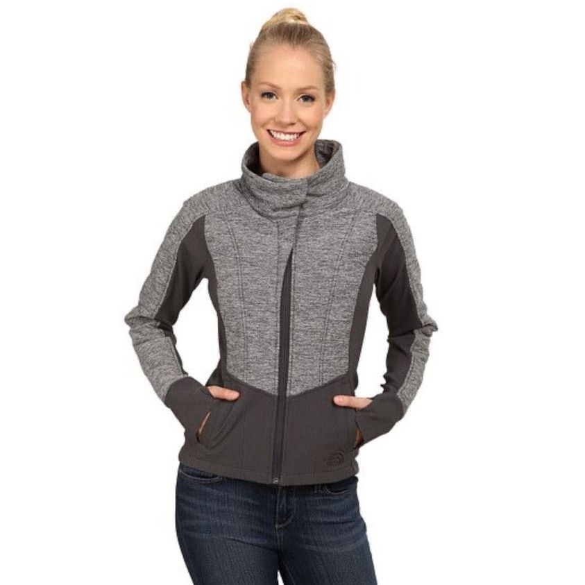 The North Face Pseudio Quilted Moto Jacket Asphalt Grey,XL