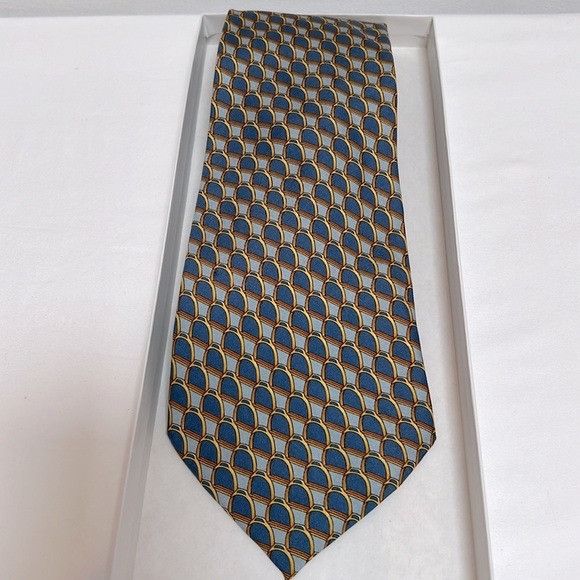 Gucci Gucci Horse Stirrup Silk Tie Size ONE SIZE - 1 Thumbnail