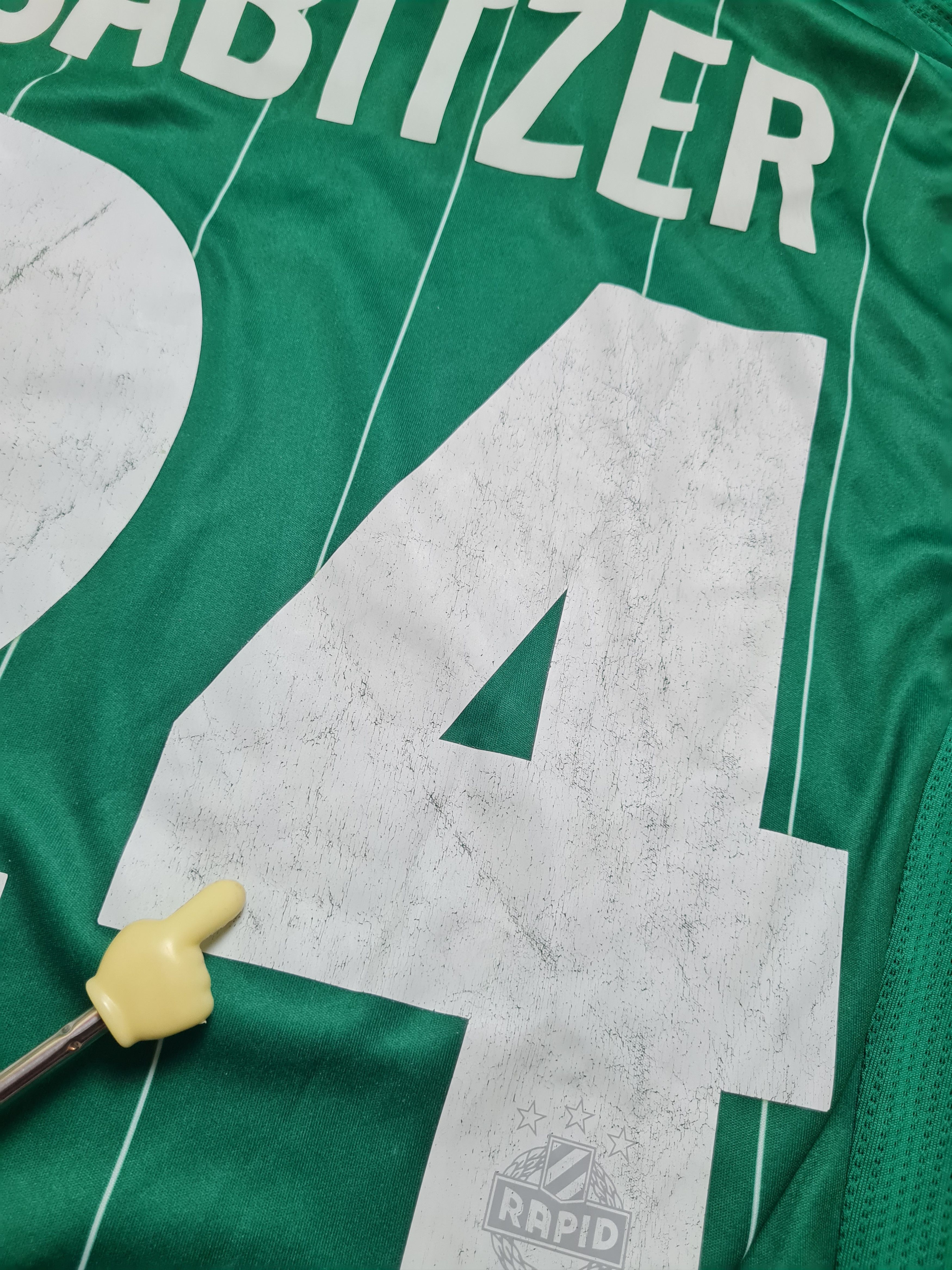 Adidas Adidas SK Rapid Wien Home Football Shirt SABITZER #24 Size US S / EU 44-46 / 1 - 15 Thumbnail