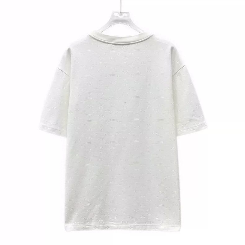 Louis Vuitton Louis Vuitton White Logo Cotton T -2505 Size XL / US 12-14 / IT 48-50 - 2 Thumbnail