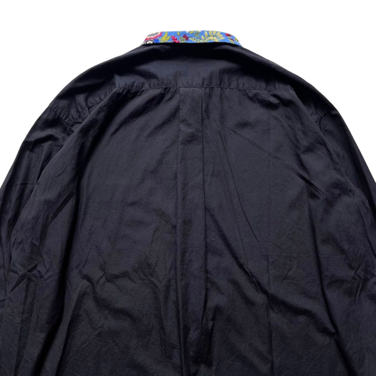 Comme des Garcons 1990s Junya Watanabe Comme des Garcons Black Flowers Shirt Size US L / EU 52-54 / 3 - 11 Thumbnail