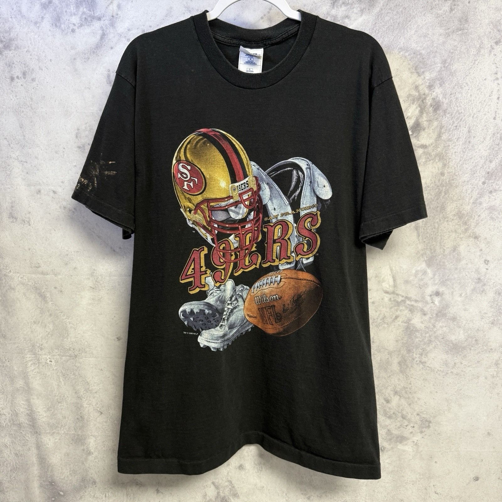 Pro Player Vintage 90s San Francisco 49ers Pro Player T Shirt Mens L Size US L / EU 52-54 / 3 - 1 Thumbnail