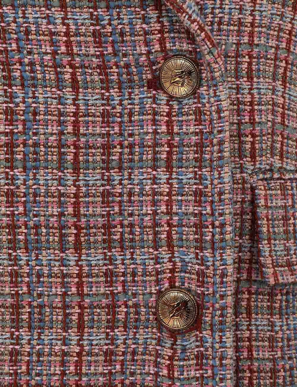 Zimmermann oc11z0825 Illustration Tweed Jacket in Multicolor Size L / US 10 / IT 46 - 6 Thumbnail