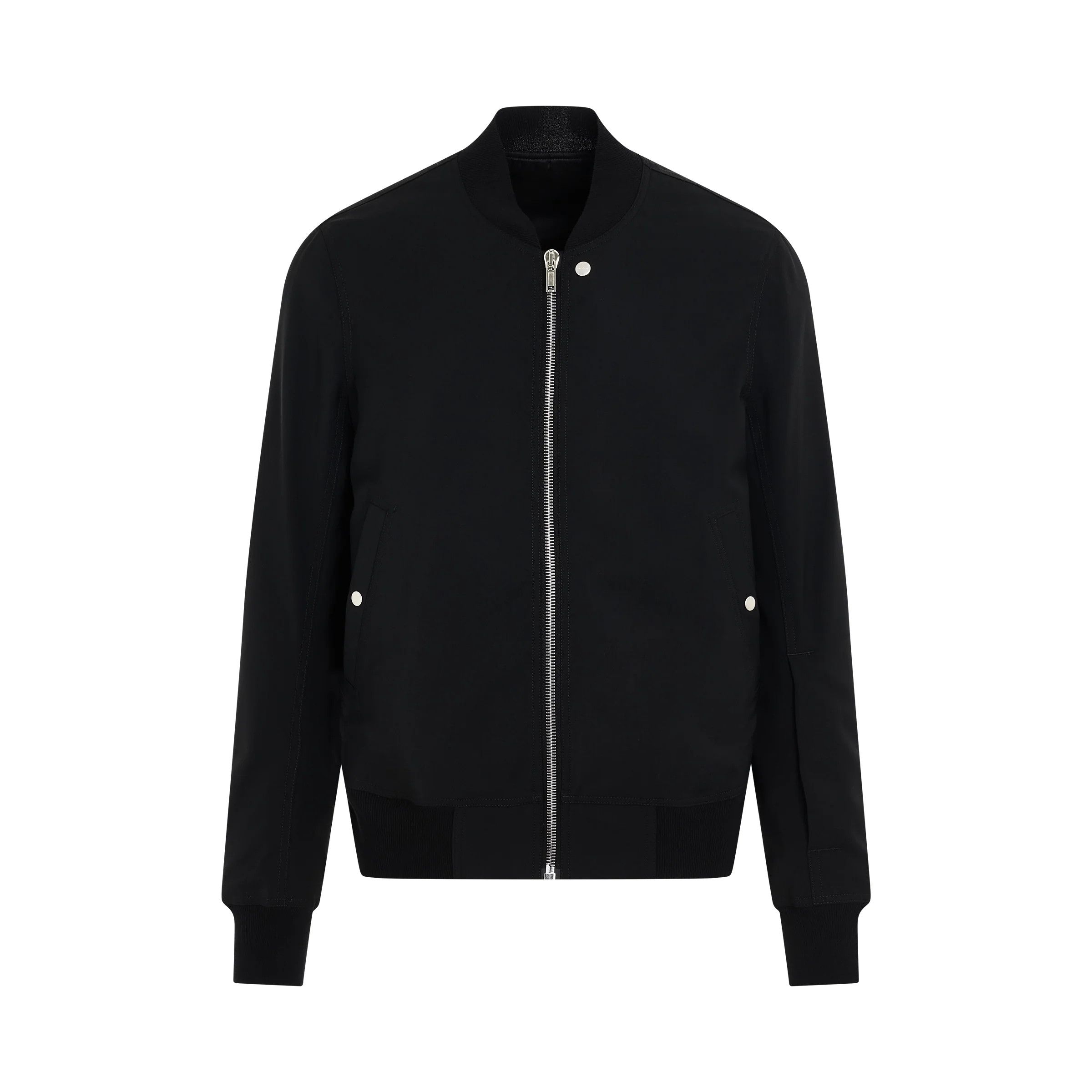 o1mris0824 Flight Jacket in Black