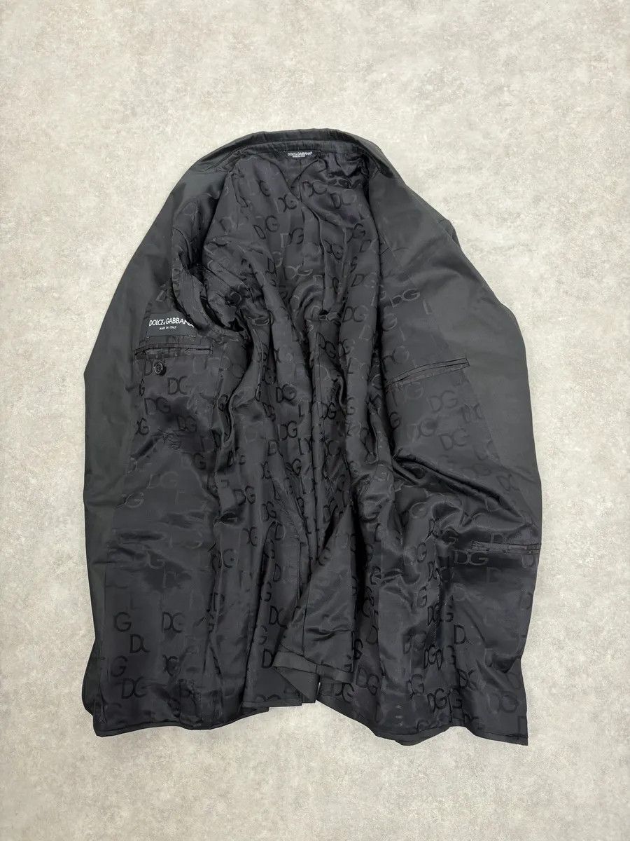 Dolce & Gabbana 2000s Dolce & Gabbana Classy Black Blazer Jacket Size 42R - 8 Thumbnail