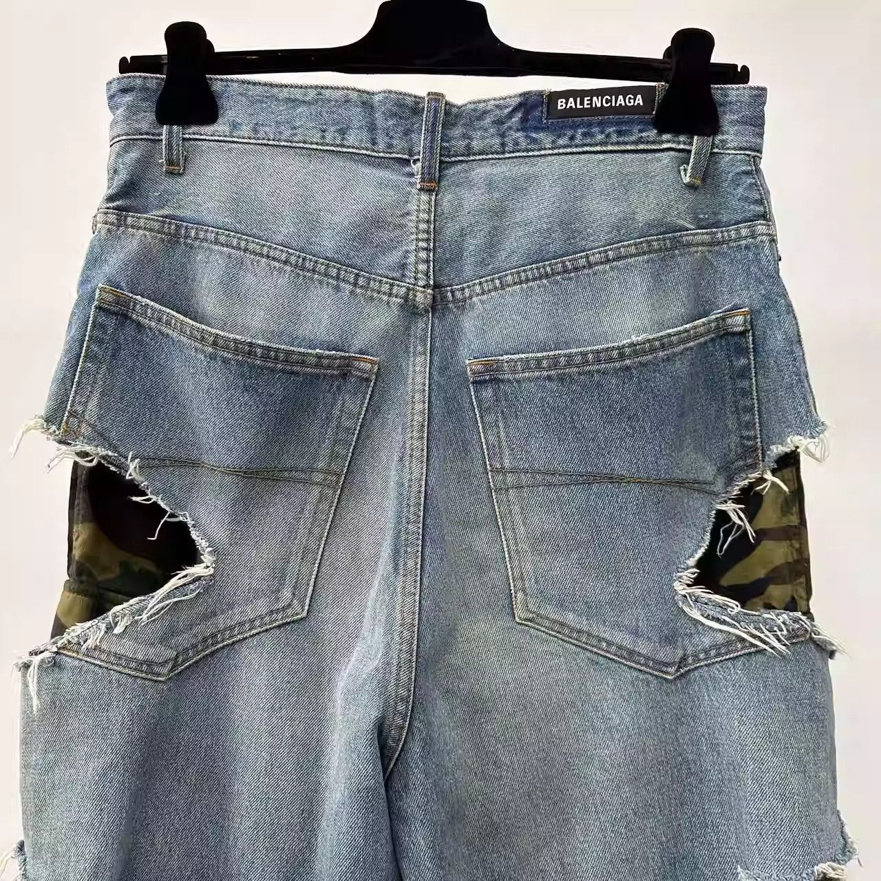 Balenciaga Balenciaga Fake Two Ruined Jeans Size US 30 / EU 46 - 4 Thumbnail