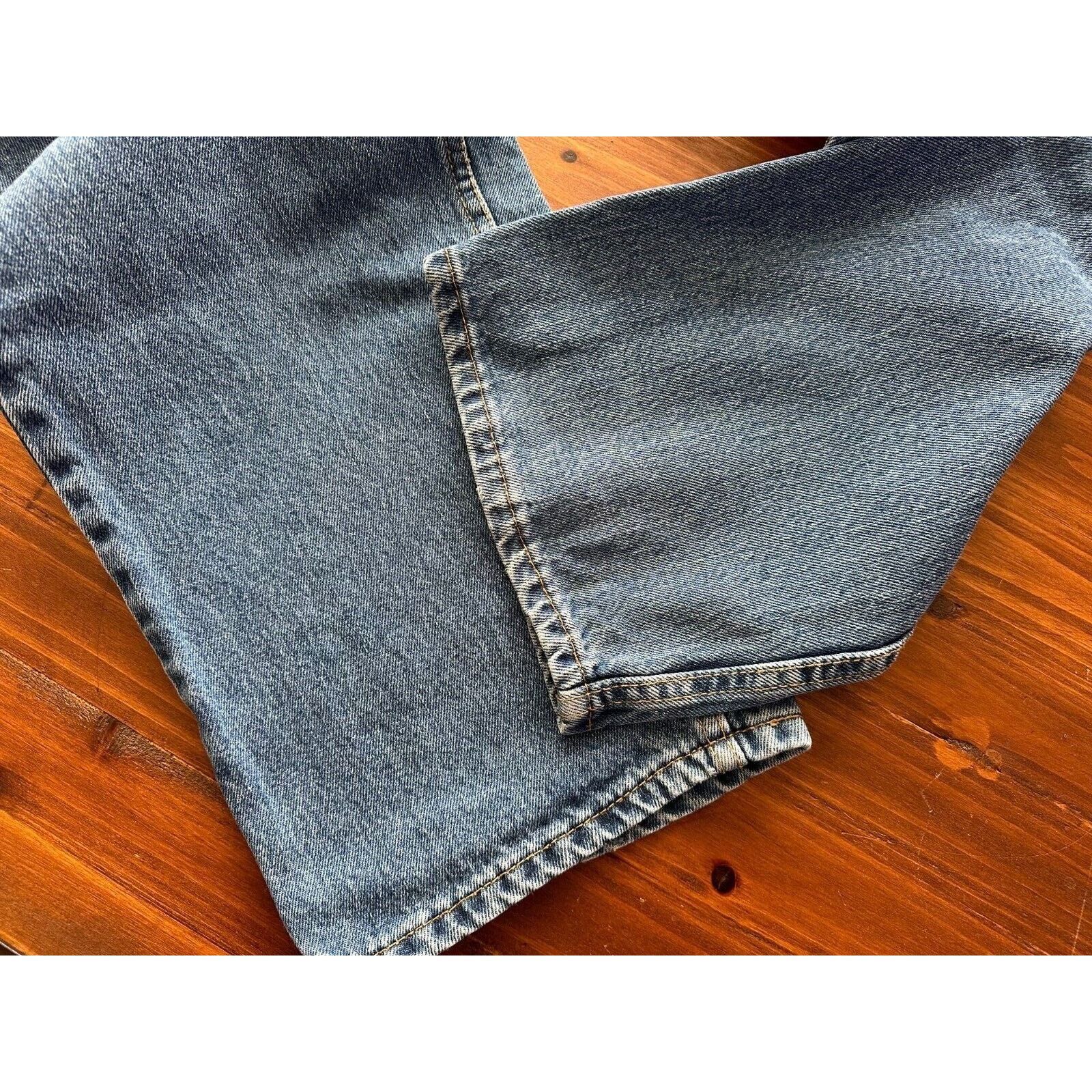 Levi's Levis 505 Regular Fit Blue Jeans 40x32 Clean NormcorpWestern Size US 40 / EU 56 - 9 Thumbnail