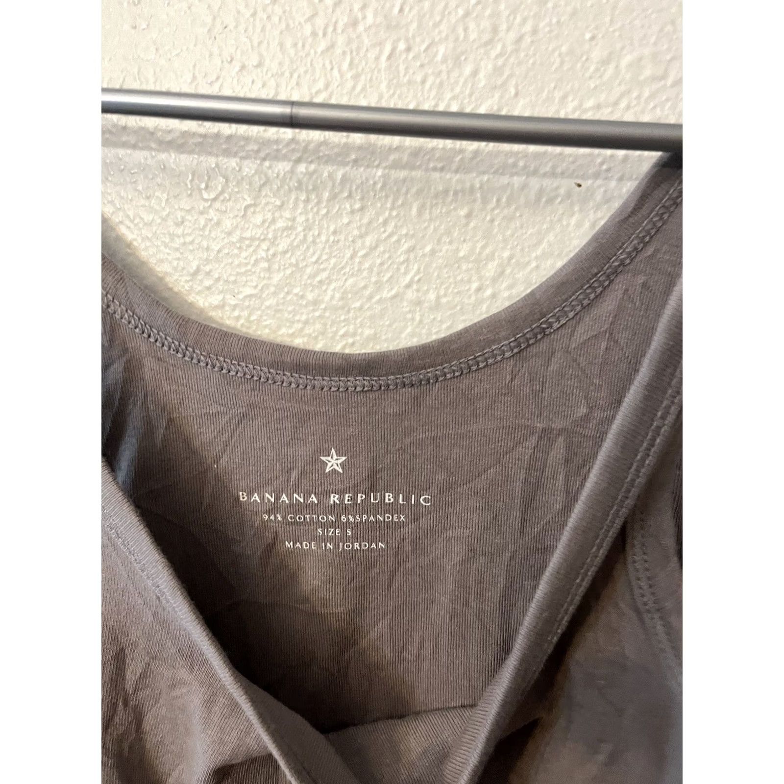 Banana Republic Banana Republic tank Cotton Blend Gray Solid Womens Small Size S / US 4 / IT 40 - 2 Thumbnail