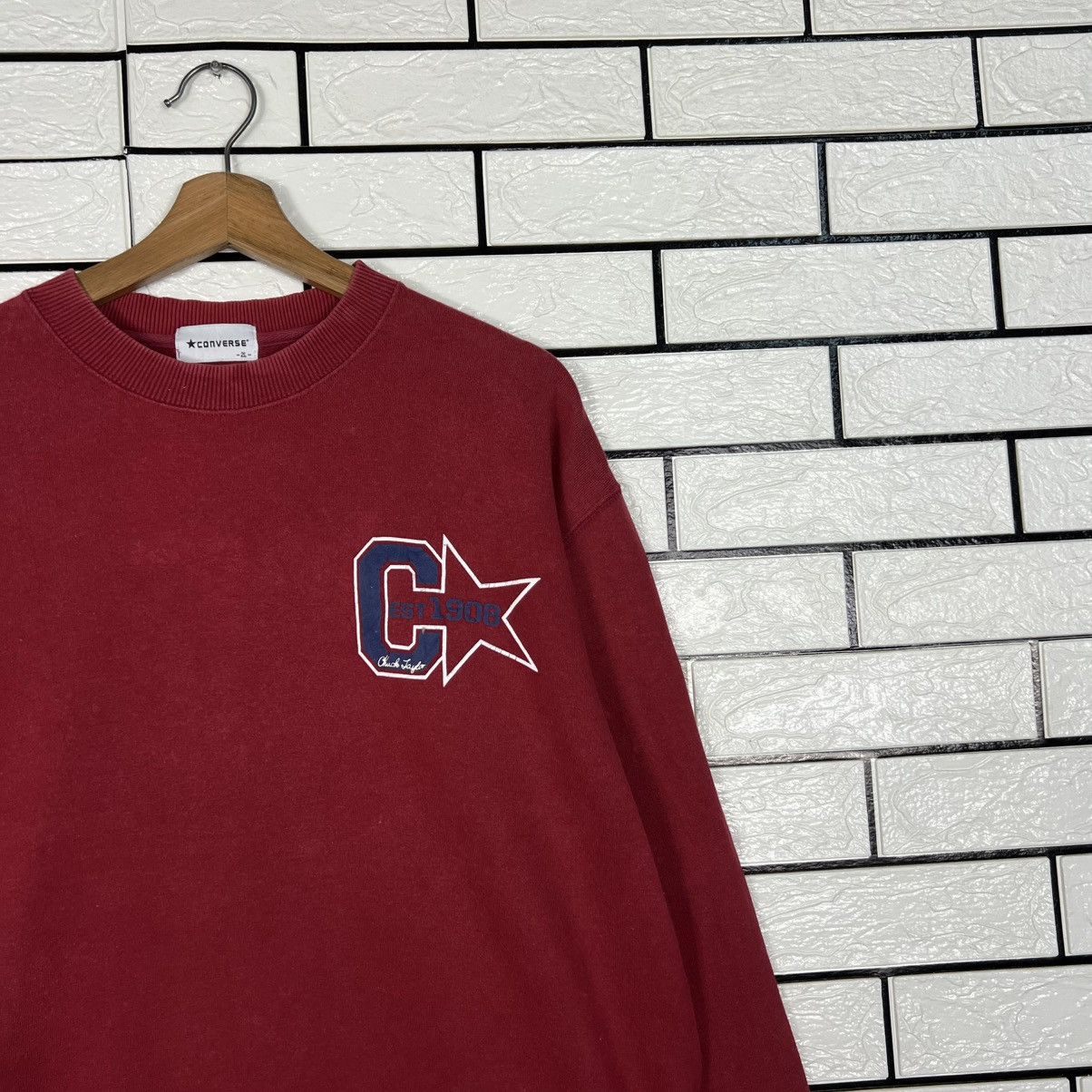 Converse CONVERSE Big Logo Crewneck Sweatshirt #3991-C182 Size US XL / EU 56 / 4 - 7 Thumbnail