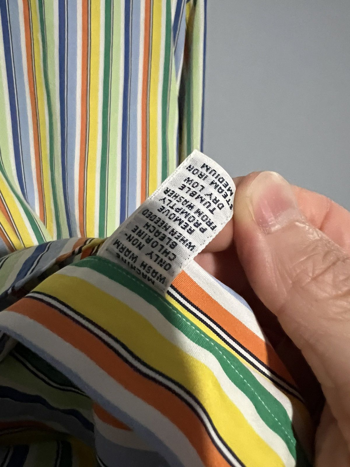 Polo Ralph Lauren Polo Ralph Lauren Multi-color Vertical Stripes Vibrant Size US XL / EU 56 / 4 - 7 Thumbnail