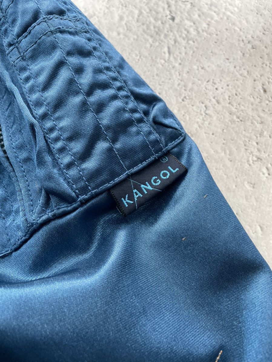 Kangol CWU bomber nylon jacket Kangol retro style front big logo Size US L / EU 52-54 / 3 - 5 Thumbnail