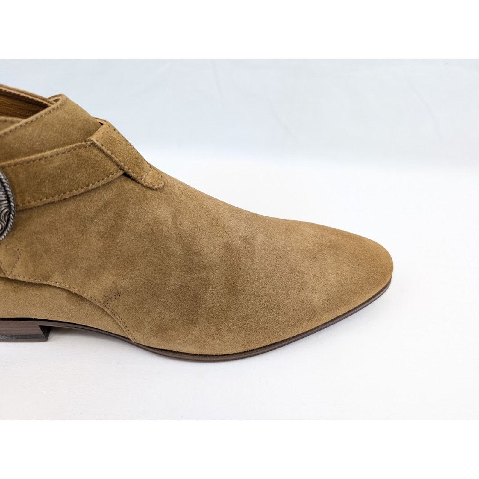 Saint Laurent Paris o1rshd1 Q:2 / 20 CR Buckle Boots in Brown Size US 9 / EU 42 - 3 Thumbnail