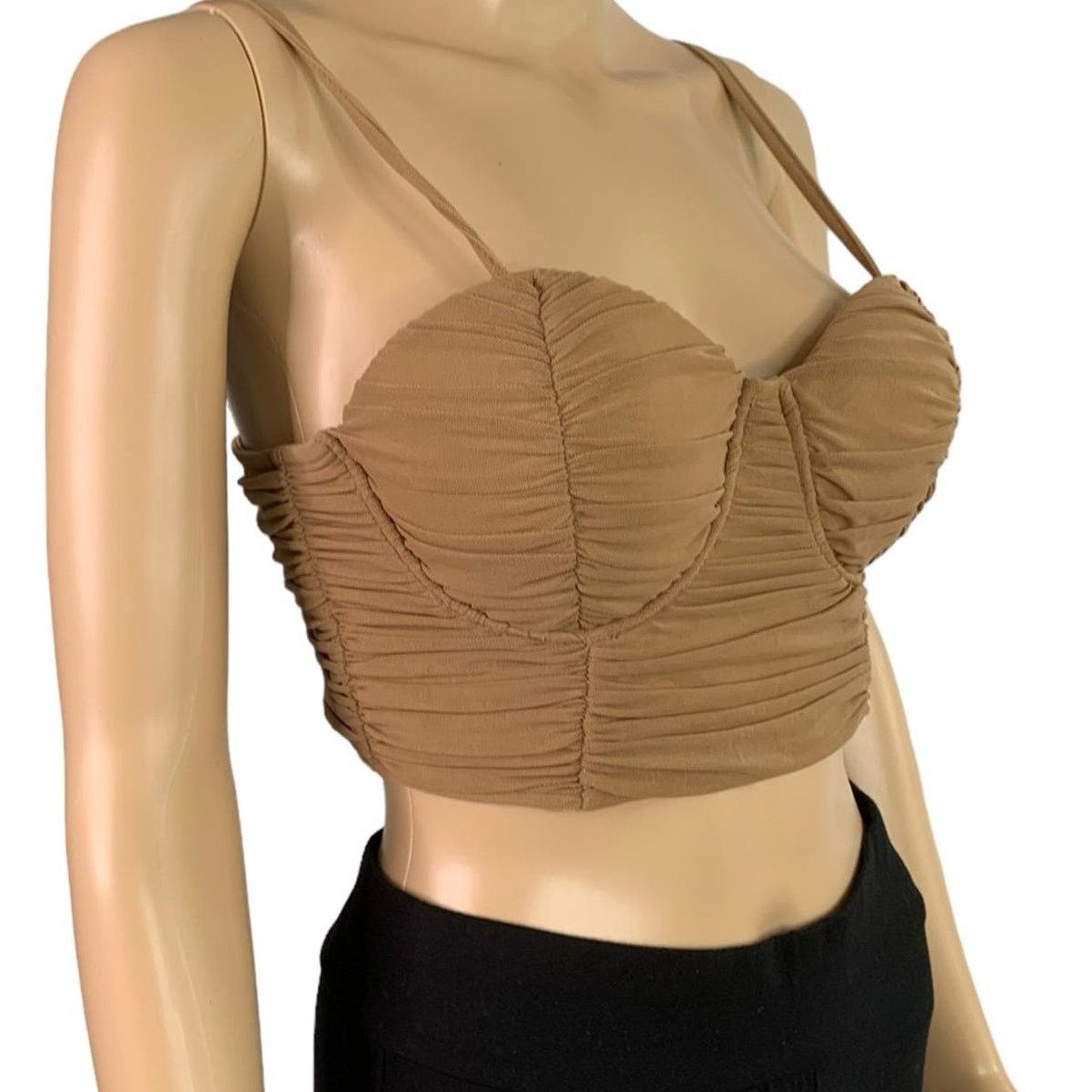 Melrose Melrose With Love Women's Medium Ruched Corset Adjustable Size ONE SIZE - 2 Thumbnail