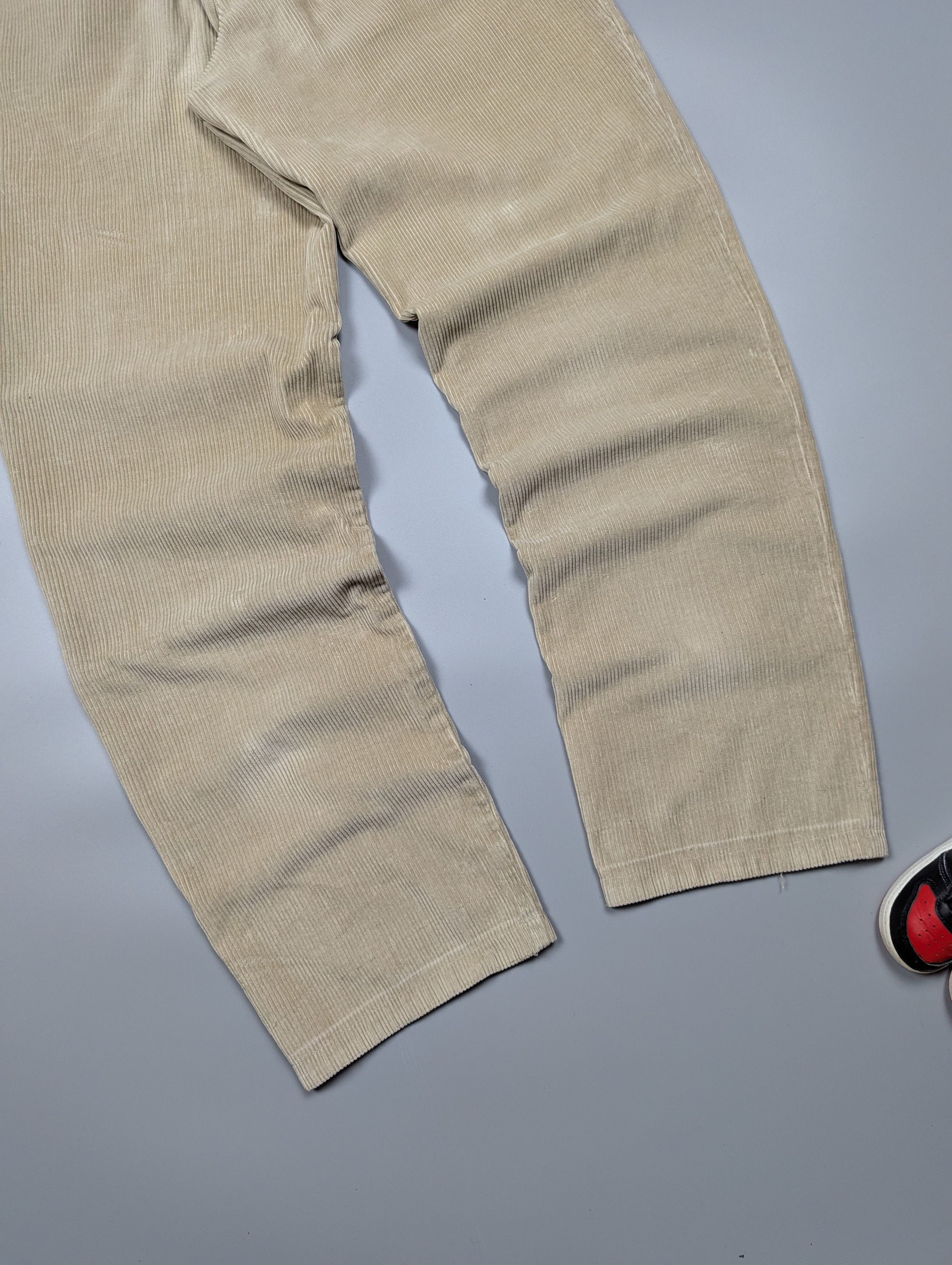 Hugo Boss × Vintage HUGO BOSS Mitch Vintage Straight Men's Corduroy Beige Pants Size US 34 / EU 50 - 9 Thumbnail