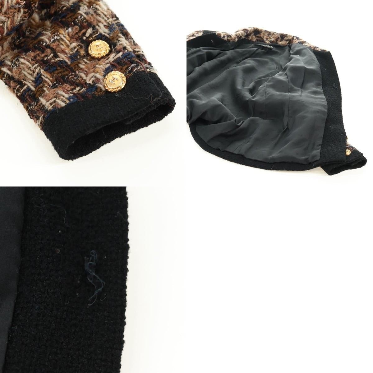 Chanel Chanel Tweed Jacket CC Size US XXS / EU 40 - 5 Thumbnail