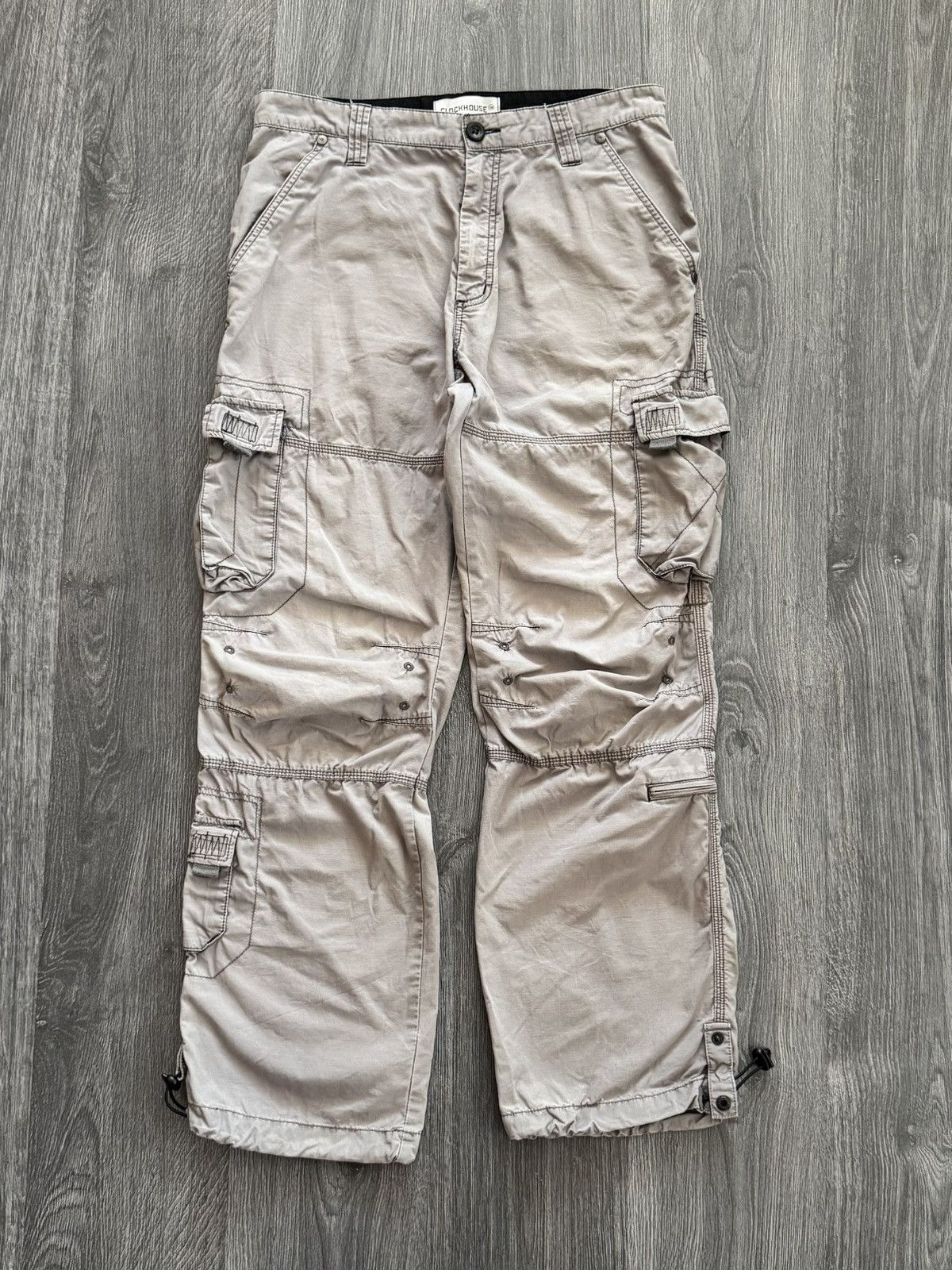 Japanese Brand Y2K Vintage parachute pants with drawstring cuffs Size US 32 / EU 48 - 2 Thumbnail