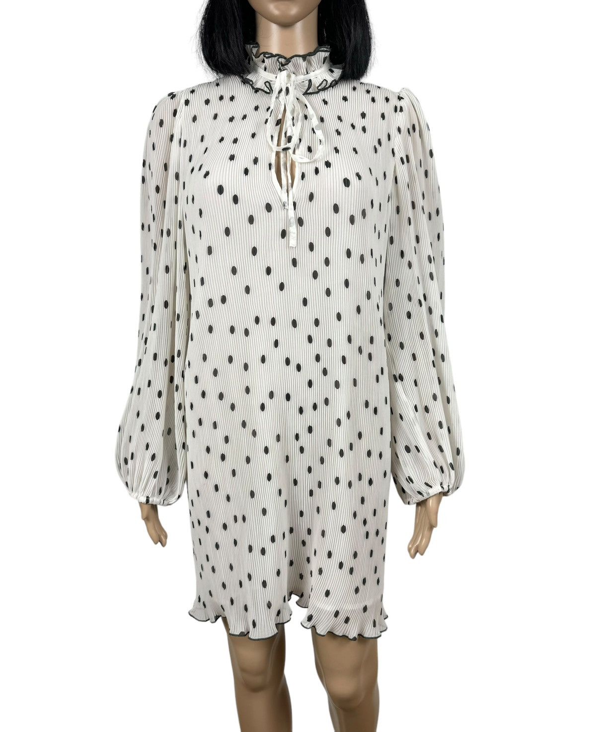 Ganni Ganni Polka Dot Shirt Dress Polyester size 36 Size XS / US 0-2 / IT 36-38 - 3 Thumbnail
