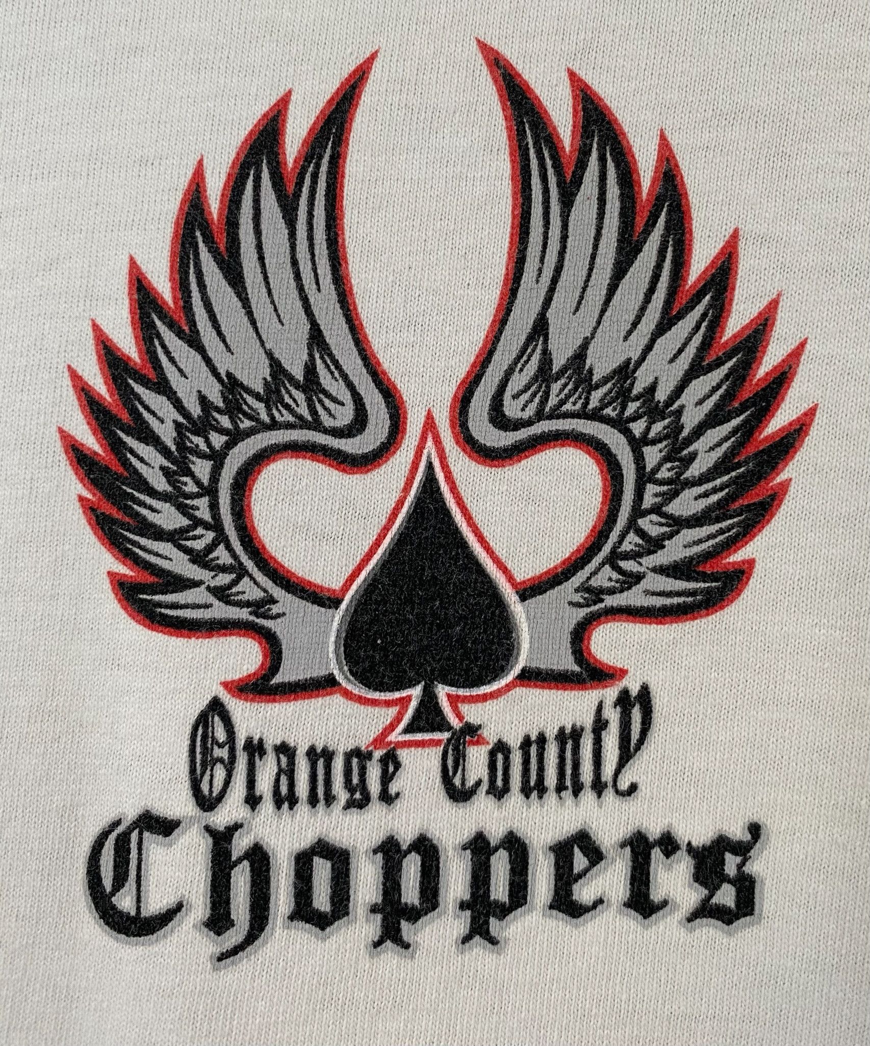 Vintage Y2K Orange County Choppers Dice Spades Distressed T-Shirt XL Size US XL / EU 56 / 4 - 3 Thumbnail